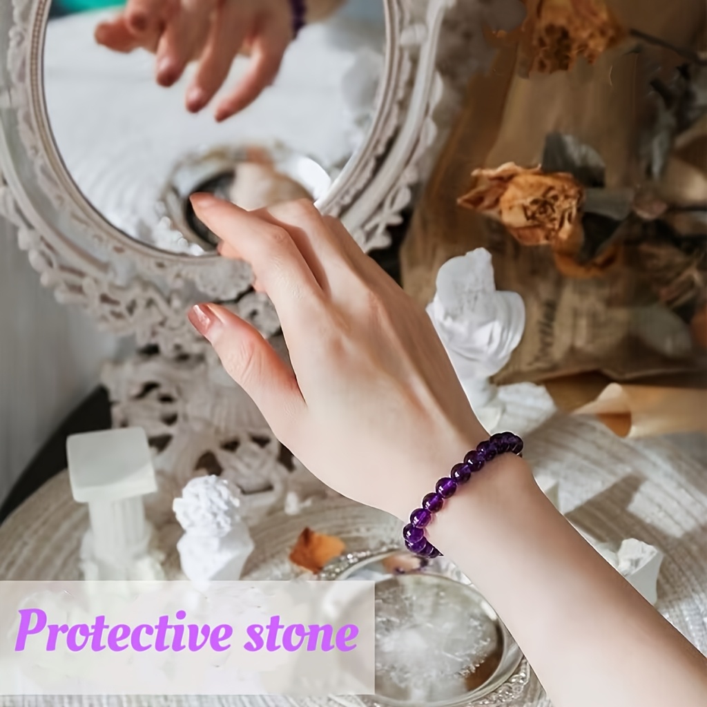 Amethyst Natural Crystal Bead Couple Fortune Gift